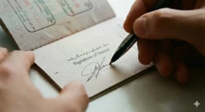 محل امضای پاسپورت کجاست؟ (و چرا نداشتن آن باعث ریجکت ویزا می‌شود؟)
